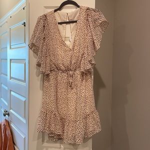 NWT Macaron ruffle dress